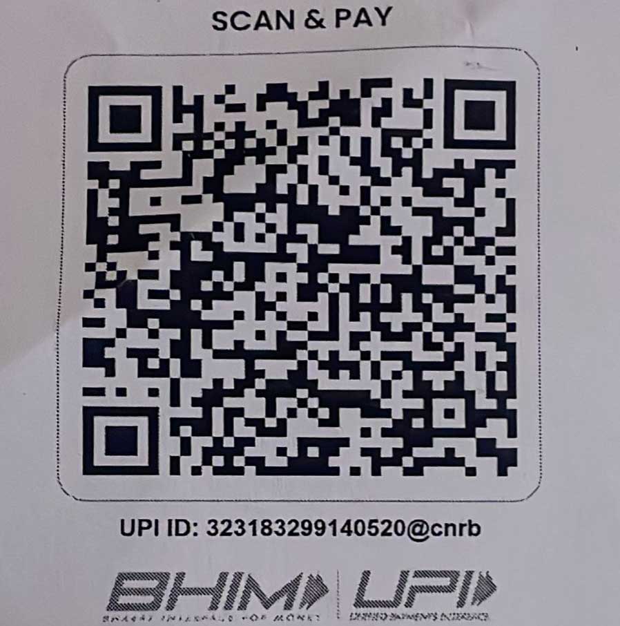 UPI QR code for donating to Smt. Neelam Pasrija Trust